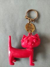 PORTE CLE . CHAT ROUGE . PUB UNIMEL . ANNES 60' 