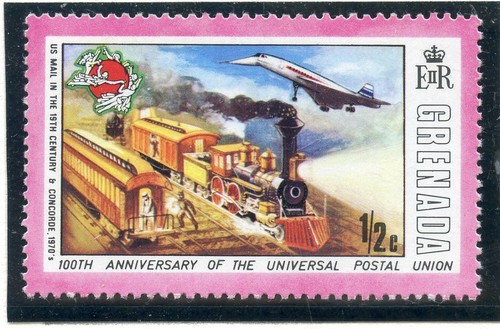 Stamp timbre avion - /, //