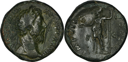 Rome sesterce marc aurele - rome,
