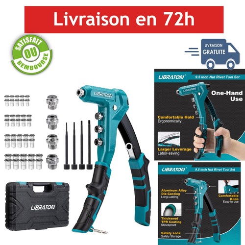 Libraton pince écrou rivet - Écrou,