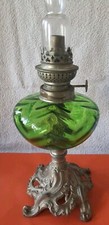 Lampe A Pétrole Verre Vert