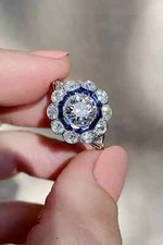 Bague de mariage halo FN en or