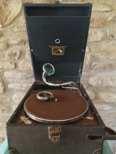Gramophone portable hmv la - gramophone,