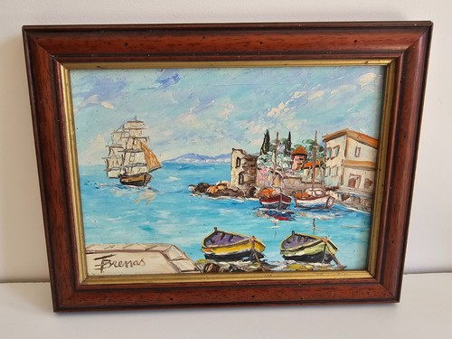 Tableau huile sur - tableau, marine
