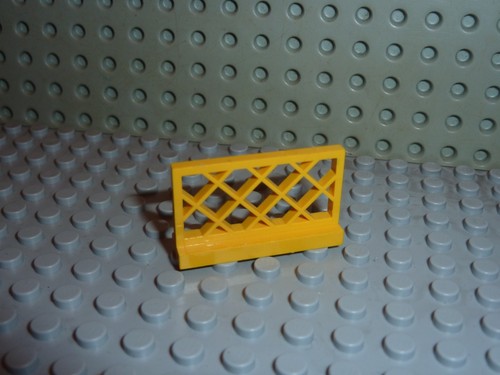 Barrière lego yellow fence - barrière,