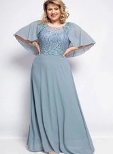 Robe gris bleuté - robe,