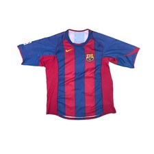 Maillot football vintage FC Barcelone #10 Ronaldinho domicile saison 2004-2005