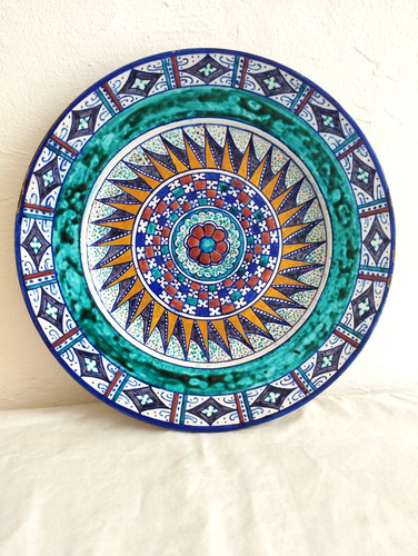 Ancienne assiette décorative - assiette,