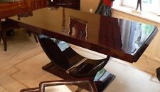 Table Art Deco + 6 chaises (originaire 1930, restorée parfaitement)