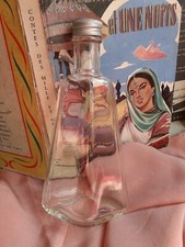 Flacon  ROCHE  pharmacie,  ancien  en verre , avec son  bouchon alu , début XX