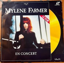 MYLENE FARMER - EN CONCERT - LASER DISC OR - TRES BON ETAT 