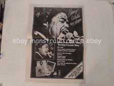 Barry White ad clipping UK 1970s Wings McCartney Who Moon Elton Ann Margret