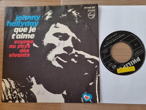 Single johnny hallyday - 7",