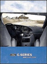 2006 Ford Econoline Et Club Wagon Van Owners Manuel E150 E250 E350 Xll Xlt Livre