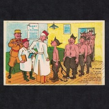 Cpa carte militaire humoristique - éditions Gaby La Visite