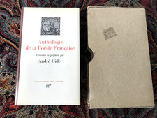 LA PLÉIADE      ANDRÉ GIDE     ANTHOLOGIE DE LA POÉSIE FRANÇAISE      1983