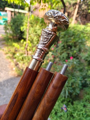 Canne bâton marche vintage - bâton,
