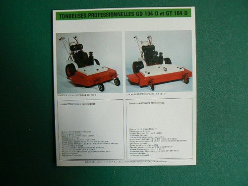 Prospectus fiche tondeuses - prospectus, :