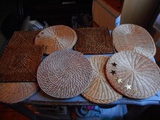 Lot de 9  dessous de plat en