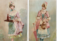 chromo lithographies 2 lithos