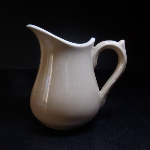 White beige pottery ceramic - white,
