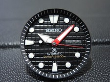 NEW 28.5mm BLACK WAFFLE DIAL