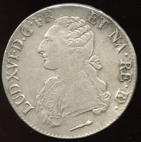 Louis xvi ecu - (1774-1792), aux
