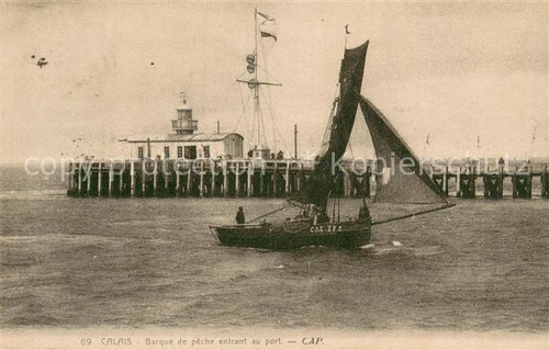 Calais barque peche - barque, de