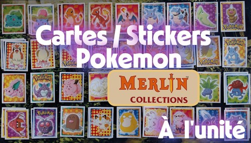 Cartes stickers pokemon - cartes,