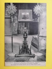 CPA PARIS ÉGLISE St JULIEN le PAUVRE PORTE ICONE Lutrin Pupitre chevalet