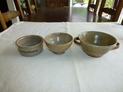 Lot pot cornichons - un, bol