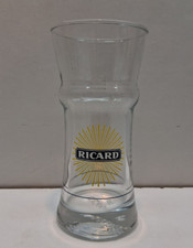 RICARD 1 verre type Gagnère soleil éclaté avec trait de dose  22 cl rare