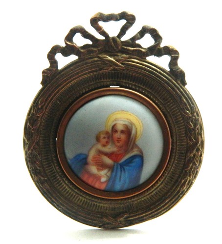 Joli médaillon religieux - médaillon, de
