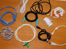 LOT CABLE CABLAGE connexion usb RJ fibre HDMI tv BOX telephone INTERNET livebox