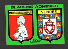 Carte postale autocollant