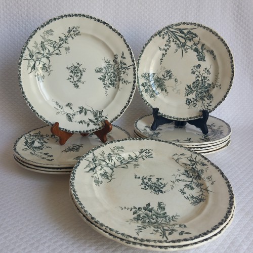 Assiettes plates anciennes - 6,