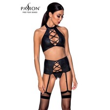 Ensemble sexy faux cuir Nancy