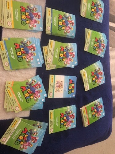 Lot cartes super mario panini - super,