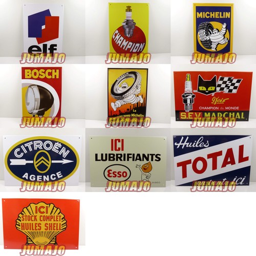 Lot plaques publicitaire - de,