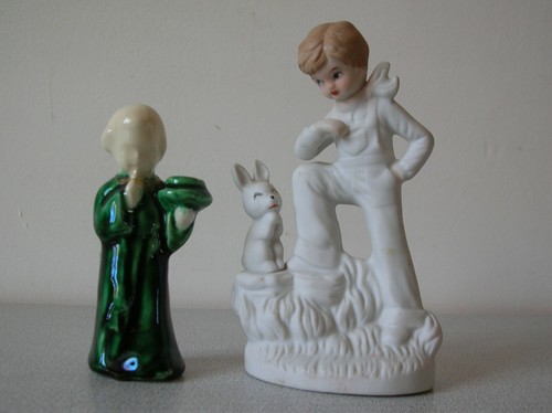 Lot anciennes statuettes - de,