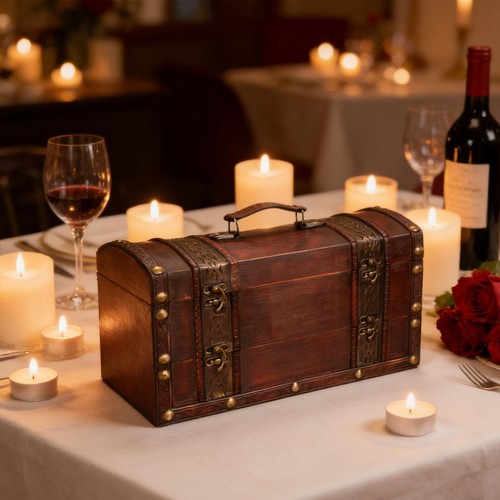 Coffret vin bois - vin,