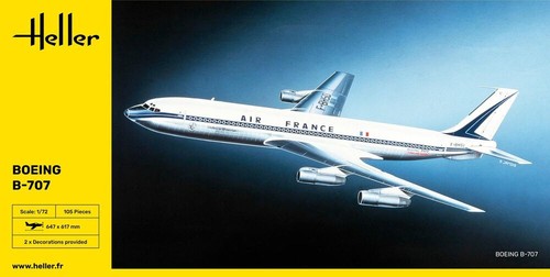 Boeing 707 air france - b-707, &