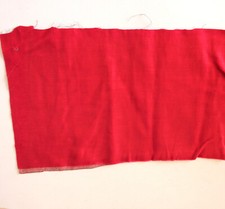 Fragment de velours rouge