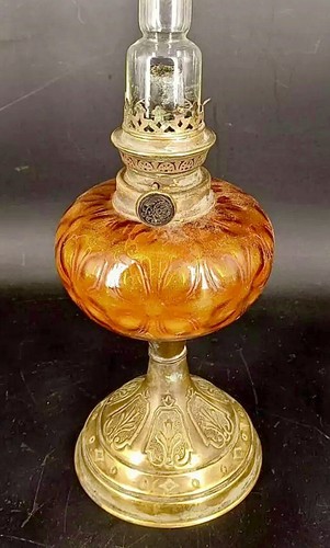 Lampe petrole laiton et - laiton,
