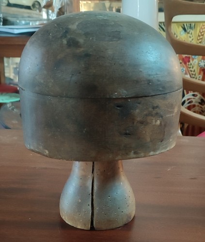 Forme chapeau bois ancien - forme, en
