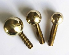 AU CHOIX : Boule en laiton sur tige filetée. Pour Daum, Muller, Schneider, Degué