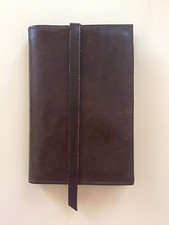 Vintage journal intime cuir - journal,