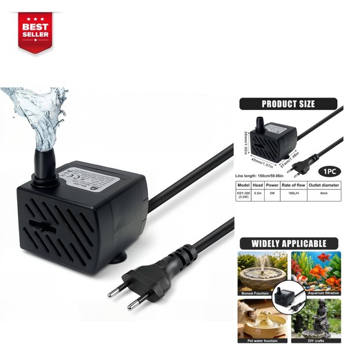 Pompe eau submersible - submersible, 3.5w