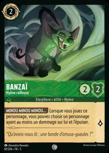 Banzaï hyène railleuse - -,