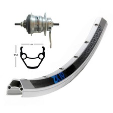 Roue arrière 36 trous frein